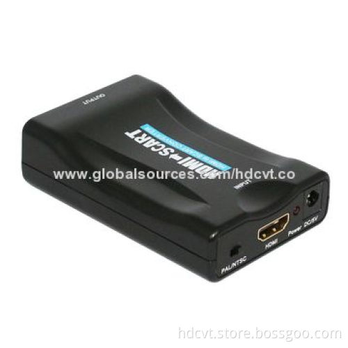 MHL+HDMI to SCART Converter, Up to 1,920*1,080P Input ResolutionNew